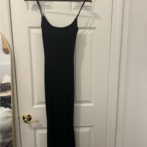 Skims black fits everybody maxi dress